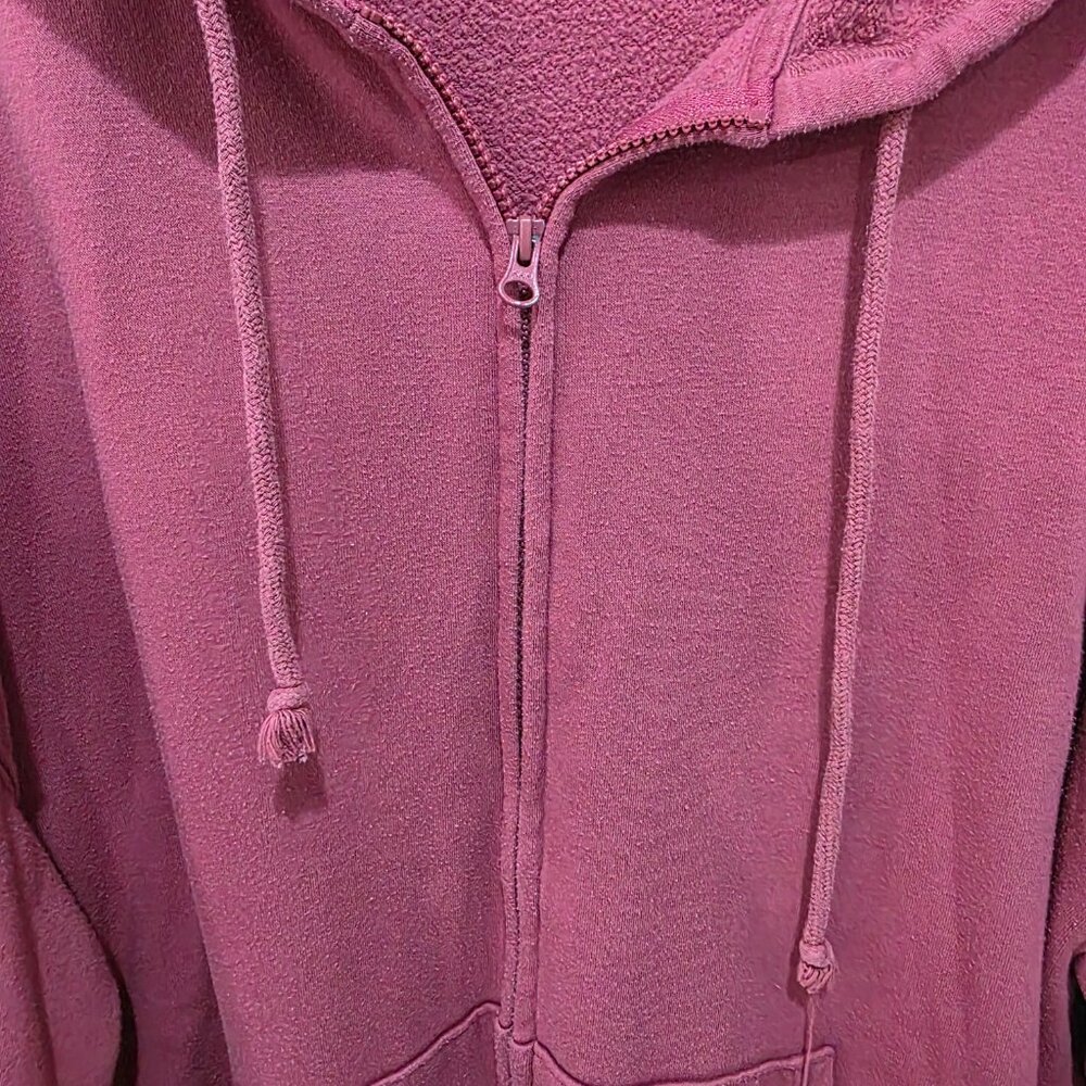 Wild Fable XL Plus Size Pink Zip Up Hoodie Sweatshirt Athleisure Cozy Thumb Hole - Picture 3 of 11